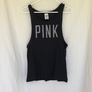 Pink by Victoria’s Secret black tank top